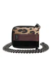 Dolce & Gabbana Multicolor Leopard Leather Dg Bifold Card Holder Wallet In Multicolor