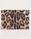 Dolce & Gabbana Multicolor Leopard Print Envelope Paper Post Card Holder In Brown
