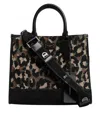 Dolce & Gabbana Multicolor Leopard Shopping Tote Shoulder Men's Bag