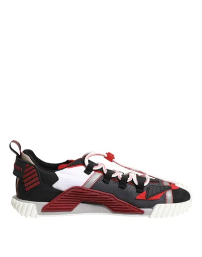 Dolce & Gabbana Multicolor Logo Low Top Ns1 Sneakers Men's Shoes