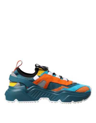 Pre-owned Dolce & Gabbana Multicolor Low Top Daymaster Sneakers Men's Shoes ()