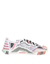 Dolce & Gabbana Multicolor Low Top Ns1 Men Sneakers Shoes In Multi