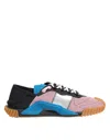 Dolce & Gabbana Multicolor Lace Up Low Top Ns1 Sneakers Shoes In Multi