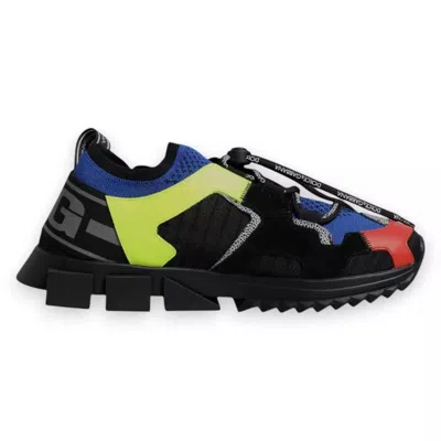 Pre-owned Dolce & Gabbana Multicolor Low Top Sorrento Sneakers Men's Shoes ()