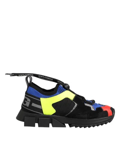 Dolce & Gabbana Multicolor Low Top Sorrento Sneakers Women's Shoes
