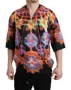 Dolce & Gabbana Multicolor Luminarie Print Cotton T-shirt In Multicolor