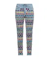 Dolce & Gabbana Multicolor Medium Blue Slim-fit Jeans In Blue