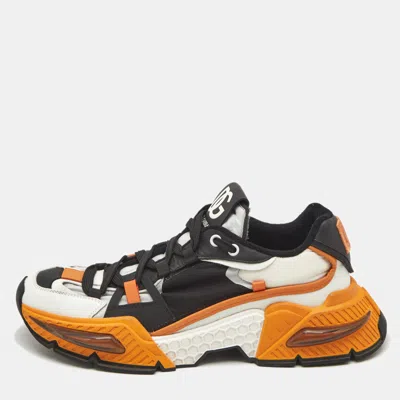 Pre-owned Dolce & Gabbana Multicolor Nylon And Leather Airmaster Sneakers Size 42