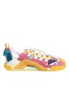 Dolce & Gabbana Multicolor Nylon Ns1 Low Top Sneakers Shoes In Multi