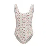 Dolce & Gabbana Women Rose Print One-piece Swimsuit In Multi