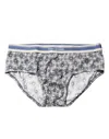 Dolce & Gabbana Multicolor Patterned Regular Brief Underwear In Gray