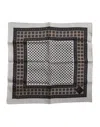 Dolce & Gabbana Multicolor Patterned Square Men Foulard Scarf In Multi