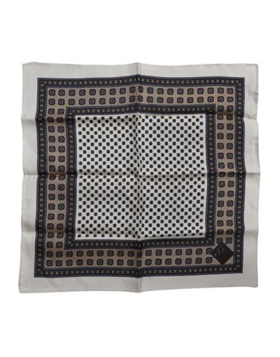 Dolce & Gabbana Multicolor Patterned Square Men Foulard Men's Scarf