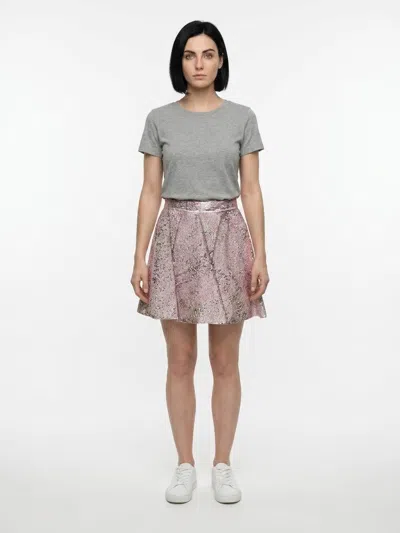 Dolce & Gabbana Metallic Jacquard Mini Skirt In Multi
