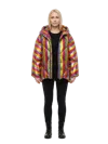 Dolce & Gabbana Multicolor Quilted Nylon Down Jacket In Multicolor