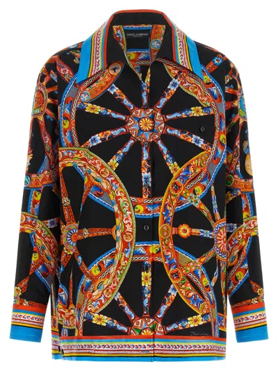 Dolce & Gabbana Multicolor Relaxed Printed Shirt
