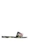 Dolce & Gabbana Multicolor Rubber Slippers In Multicolor