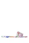 Dolce & Gabbana Beach Slider In Mix Fiori Cretonne