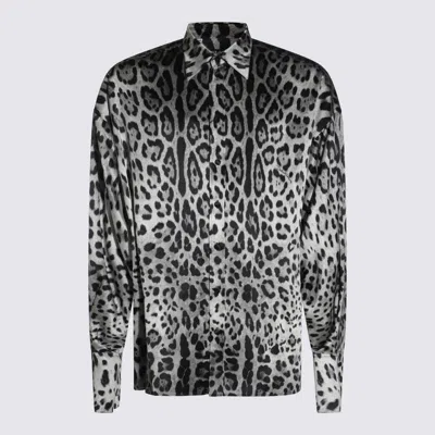 DOLCE & GABBANA DOLCE & GABBANA MULTICOLOR SILK SHIRT