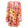 Dolce & Gabbana Woman Mini Dress Fuchsia Size 8 Silk, Elastane In Multicolor