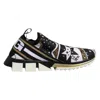 Dolce & Gabbana Multicolor Sorrento Low Top Sneakers Shoes In Multi