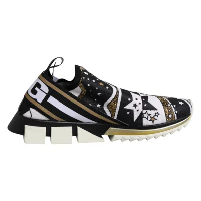 DOLCE & GABBANA MULTICOLOR SORRENTO LOW TOP SNEAKERS SHOES