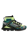 Dolce & Gabbana Multicolor Sorrento Socks Men Sneakers Shoes In Multi