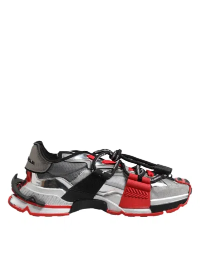 Pre-owned Dolce & Gabbana Multicolor Space Low Top Men Sneakers Men's Shoes ()