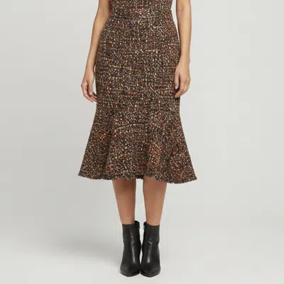 Pre-owned Dolce & Gabbana Multicolor Tweed Peplum Skirt S