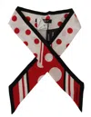 Dolce & Gabbana Multicolor Twill Silk Foulard Shawl Women's Scarf () In Multicolor