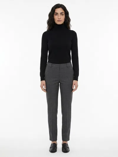 Dolce & Gabbana Virgin Wool Trousers In Black