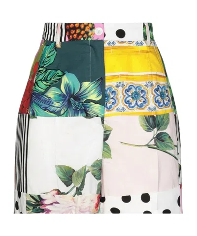 DOLCE & GABBANA MULTICOLORED SHORTS