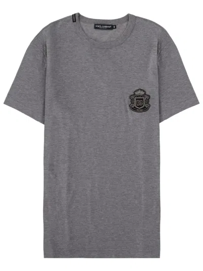 DOLCE & GABBANA DOLCE & GABBANA MULTICOLOUR COTTON T-SHIRT