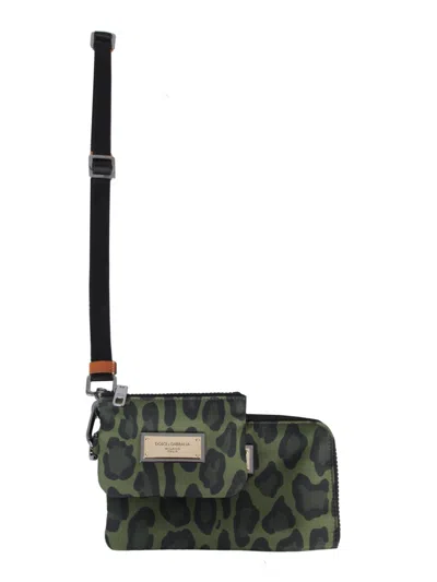 Dolce & Gabbana Multifunctional Mini Wallet Kit In Green