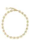 Dolce & Gabbana Multilogo Necklace Jewelry Gold In Gold