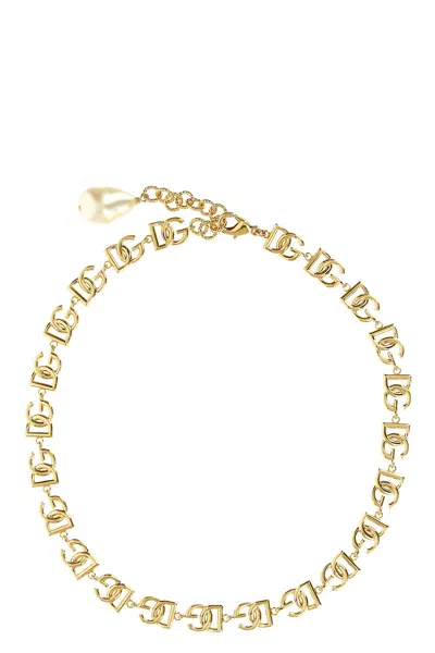DOLCE & GABBANA MULTILOGO NECKLACE