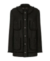 Dolce & Gabbana Rachel Multipocket Tech Jacket In Black