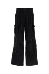 Dolce & Gabbana Multi-pocket Cotton-blend Cargo Pants In Black