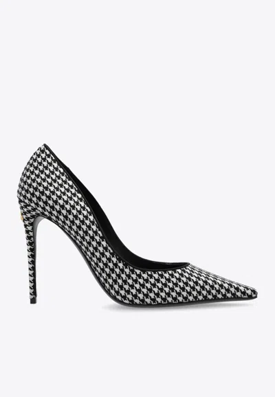 DOLCE & GABBANA MUN 105 HOUNDSTOOTH PUMPS