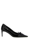 Dolce & Gabbana Glossy Leather Bow Stiletto Pumps