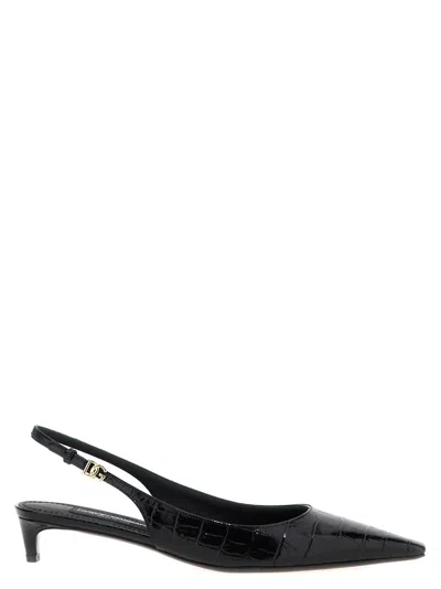Dolce & Gabbana 'mun' Slingback In Black