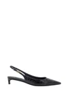 Dolce & Gabbana Mun 30 Croc-embossed Leather Slingback Pumps In Black