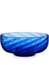 Dolce & Gabbana Set Of Two Murano Glass Ice-cream Bowls In Blue