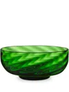 Dolce & Gabbana Set Of Two Murano Glass Ice-cream Bowls In Green