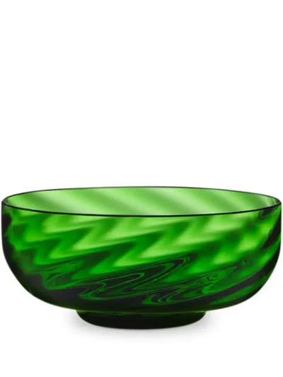 Dolce & Gabbana Set Of Two Murano Glass Ice-cream Bowls In Green