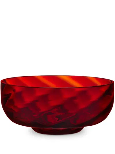 Dolce & Gabbana Set Aus Zwei Muranoglas-eisbechern In Red