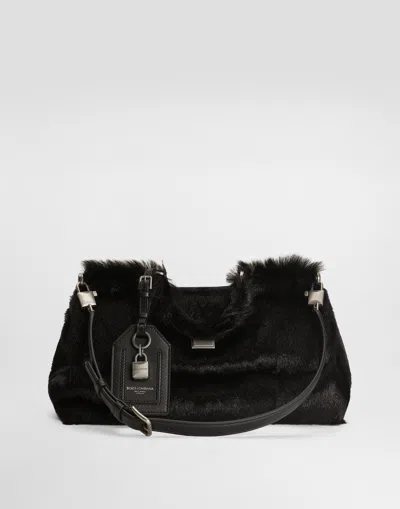 Dolce & Gabbana My Sicily Bag In Black