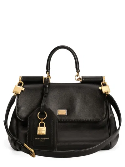 Dolce & Gabbana " My Sicily" Hand Bag In Black