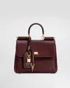 Dolce & Gabbana Medium Sicily Padlock-embellished Leather Handbag