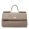 Dolce & Gabbana Sicily Medium Hand Bag In Brown